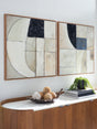 Bexlen Tan/Taupe/Black Wall Art (Set of 2) by ASHLEY FURNITURE at Eve Furniture