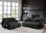 Bexley Black Sofa and Loveseat by New Era Innovations at Eve Furniture