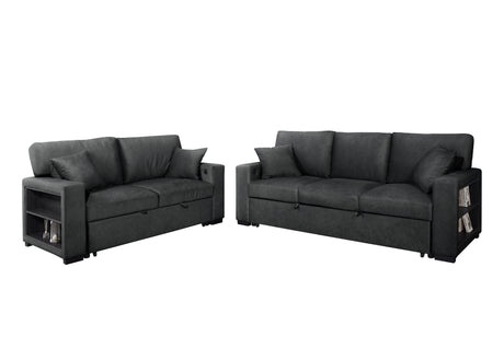 Bexley Black Sofa and Loveseat by New Era Innovations at Eve Furniture