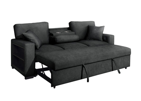 Bexley Black Sofa and Loveseat by New Era Innovations at Eve Furniture