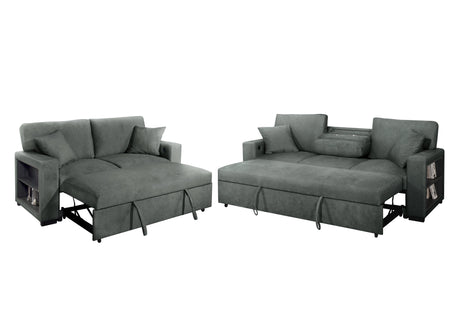 Bexley Grey Sofa and Loveseat by New Era Innovations at Eve Furniture