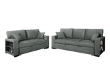 Bexley Grey Sofa and Loveseat by New Era Innovations at Eve Furniture