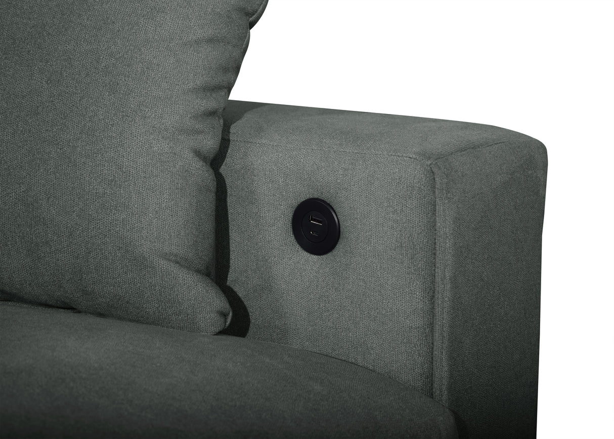 Bexley Grey Sofa and Loveseat by New Era Innovations at Eve Furniture