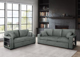Bexley Grey Sofa and Loveseat by New Era Innovations at Eve Furniture