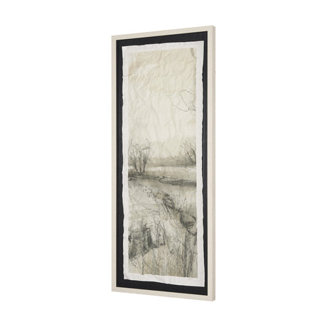 Beyond the Rain I by Mercana Studio a Hand Embellished Framed Art Print Matted under Glass by Mercana at Eve Furniture