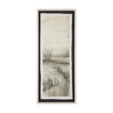 Beyond the Rain I by Mercana Studio a Hand Embellished Framed Art Print Matted under Glass by Mercana at Eve Furniture