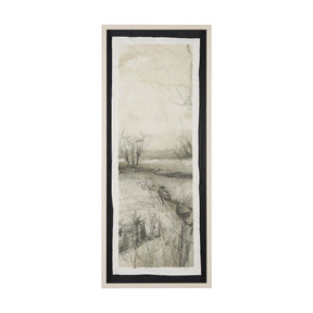 Beyond the Rain I by Mercana Studio a Hand Embellished Framed Art Print Matted under Glass by Mercana at Eve Furniture