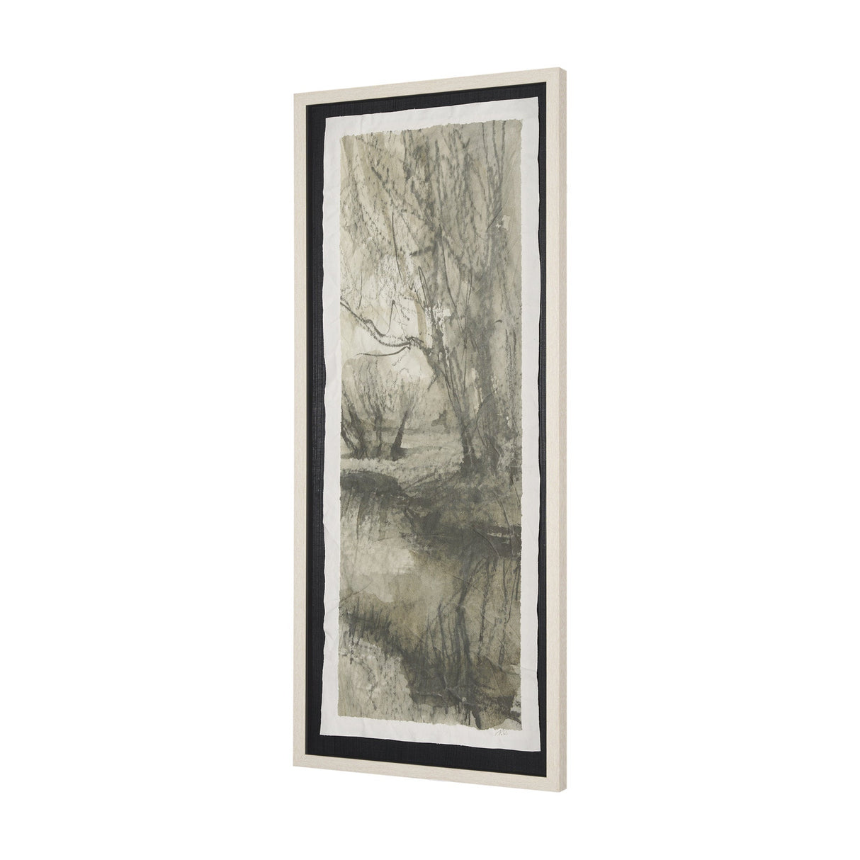 Beyond the Rain II by Mercana Studio a Hand Embellished Framed Art Print Matted under Glass by Mercana at Eve Furniture