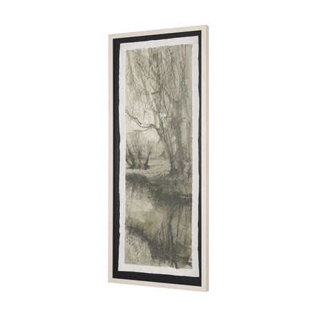 Beyond the Rain II by Mercana Studio a Hand Embellished Framed Art Print Matted under Glass by Mercana at Eve Furniture