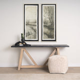 Beyond the Rain II by Mercana Studio a Hand Embellished Framed Art Print Matted under Glass by Mercana at Eve Furniture