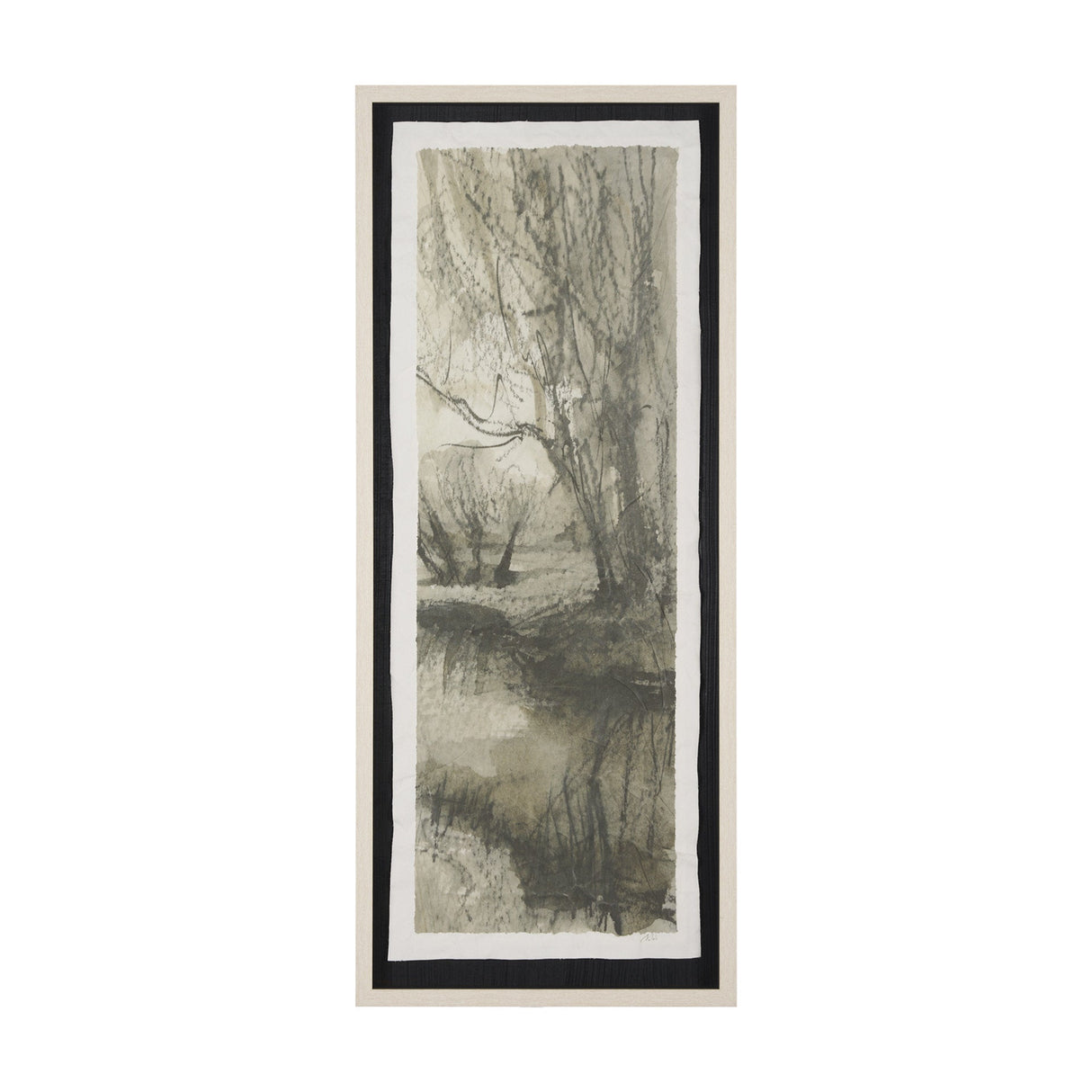 Beyond the Rain II by Mercana Studio a Hand Embellished Framed Art Print Matted under Glass by Mercana at Eve Furniture