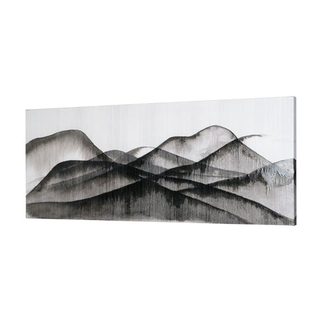 Beyond the Rainy Hills by Mercana Studio a Hand Embellished Textured Canvas by Mercana at Eve Furniture