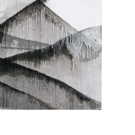 Beyond the Rainy Hills by Mercana Studio a Hand Embellished Textured Canvas by Mercana at Eve Furniture