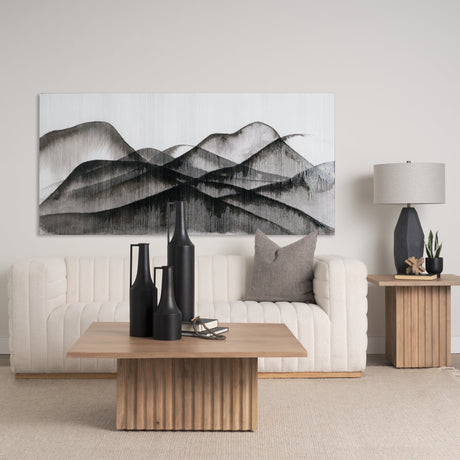 Beyond the Rainy Hills by Mercana Studio a Hand Embellished Textured Canvas by Mercana at Eve Furniture