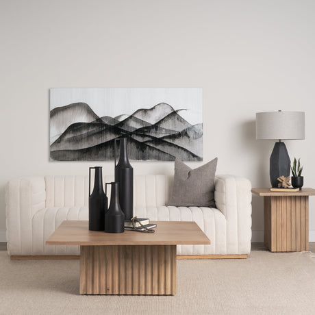 Beyond the Rainy Hills by Mercana Studio a Hand Embellished Textured Canvas by Mercana at Eve Furniture