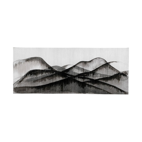 Beyond the Rainy Hills by Mercana Studio a Hand Embellished Textured Canvas by Mercana at Eve Furniture