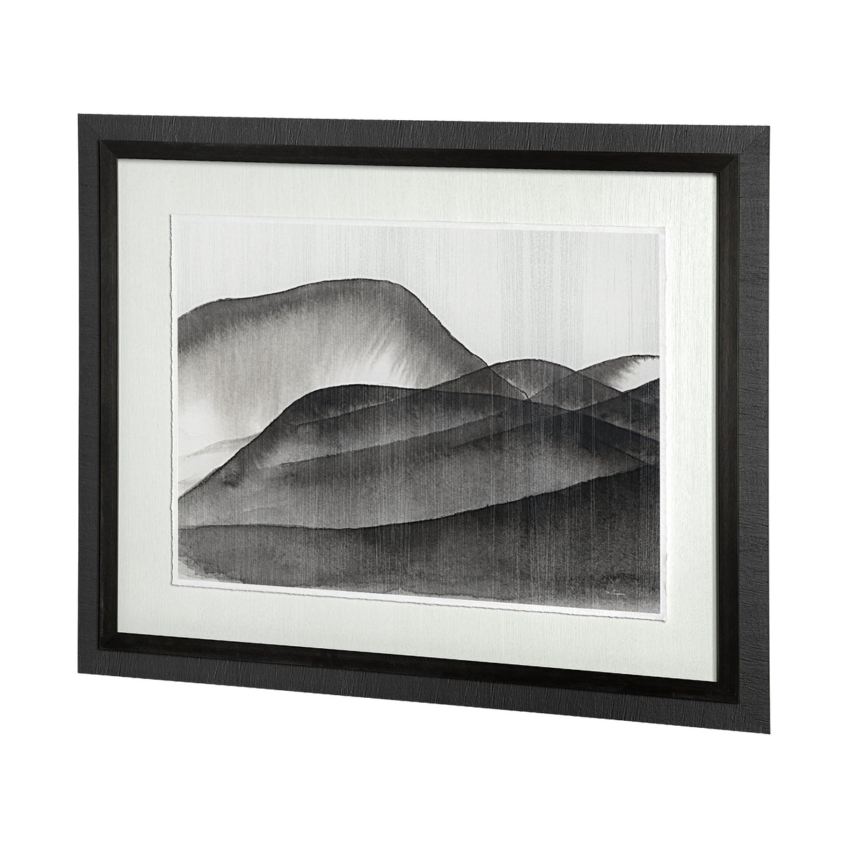 Beyond the Rainy Hills I by Mercana Studio Hand Embellished Framed Art Print Matted under Glass by Mercana at Eve Furniture