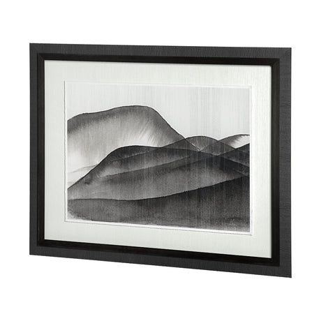 Beyond the Rainy Hills I by Mercana Studio Hand Embellished Framed Art Print Matted under Glass by Mercana at Eve Furniture