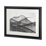 Beyond the Rainy Hills II by Mercana Studio Hand Embellished Framed Art Print Matted under Glass by Mercana at Eve Furniture