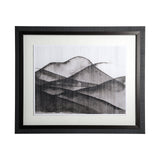 Beyond the Rainy Hills II by Mercana Studio Hand Embellished Framed Art Print Matted under Glass by Mercana at Eve Furniture