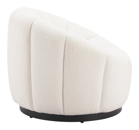 Bhutan Cream Accent Chair by Zuomod at Eve Furniture