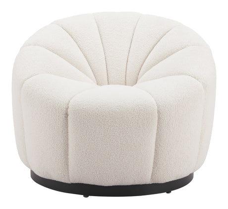 Bhutan Cream Accent Chair by Zuomod at Eve Furniture