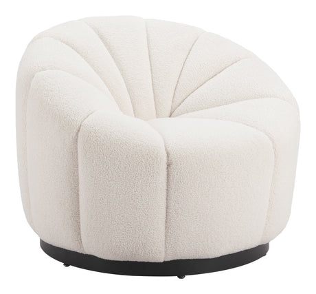 Bhutan Cream Accent Chair by Zuomod at Eve Furniture