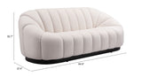 Bhutan Cream Sofa by Zuomod at Eve Furniture