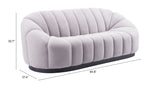 Bhutan Light Gray Sofa by Zuomod at Eve Furniture