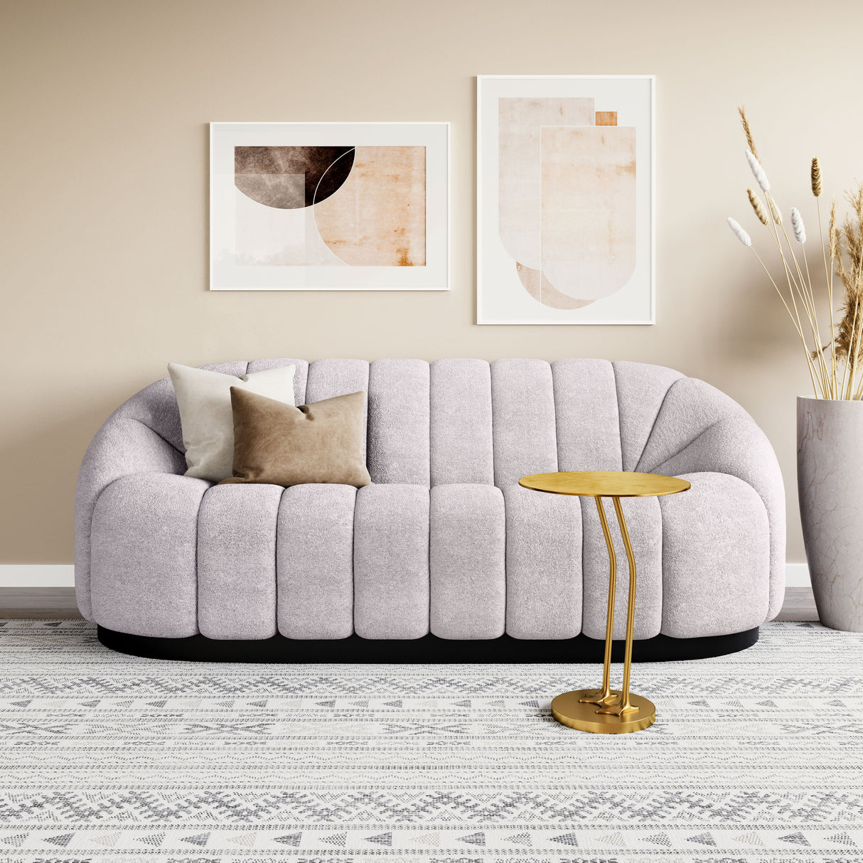 Bhutan Light Gray Sofa by Zuomod at Eve Furniture