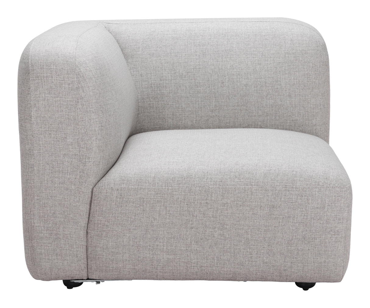 Biak Gray Corner Chair by Zuomod at Eve Furniture