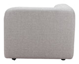 Biak Gray Corner Chair by Zuomod at Eve Furniture