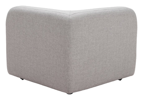 Biak Gray Corner Chair by Zuomod at Eve Furniture