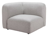 Biak Gray Corner Chair by Zuomod at Eve Furniture