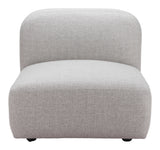 Biak Gray Middle Chair by Zuomod at Eve Furniture