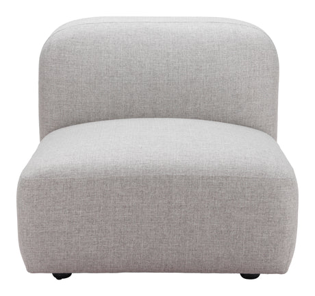 Biak Gray Middle Chair by Zuomod at Eve Furniture