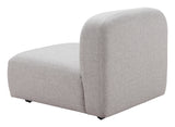 Biak Gray Middle Chair by Zuomod at Eve Furniture