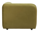 Biak Green Corner Chair by Zuomod at Eve Furniture