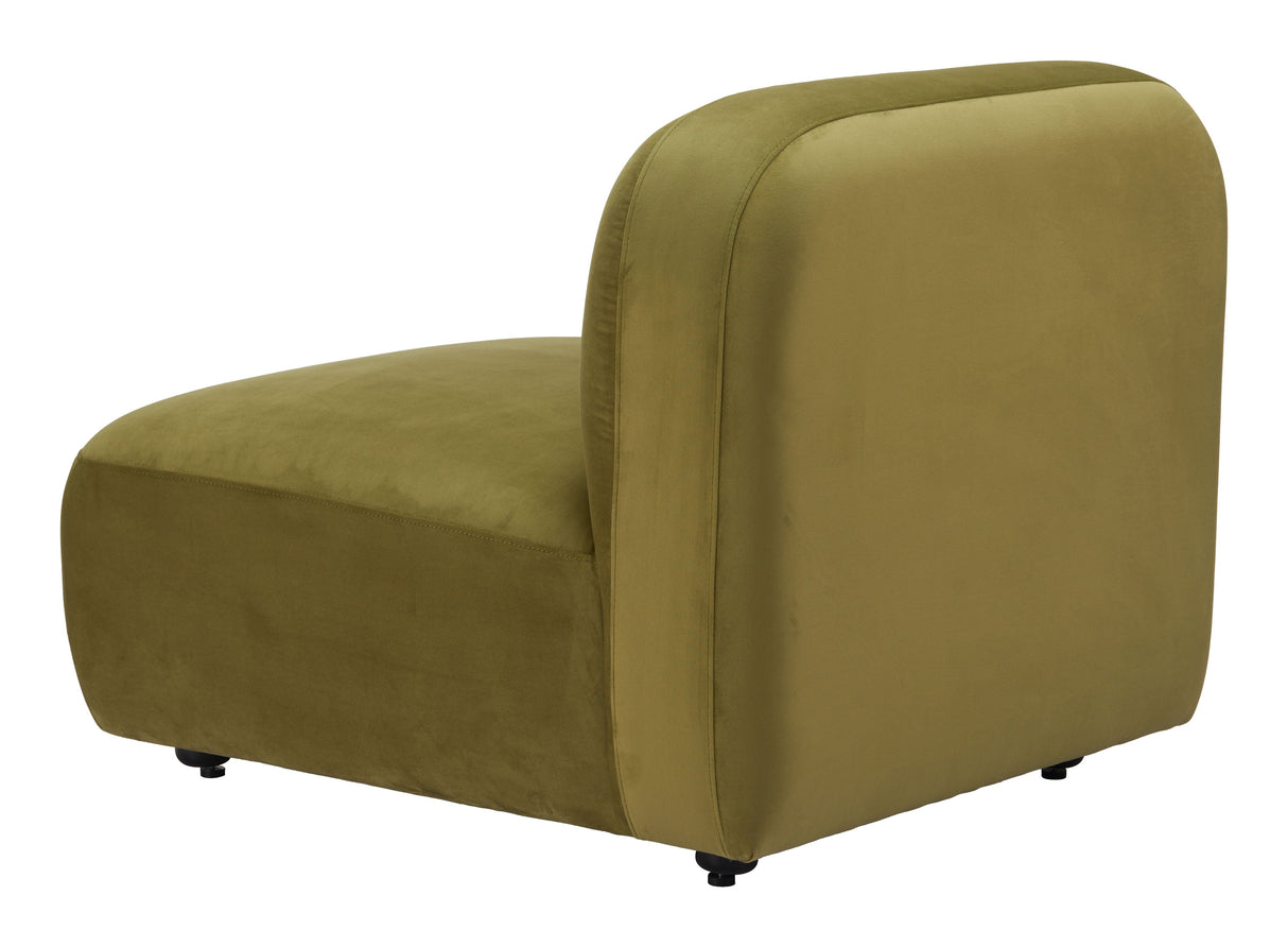Biak Green Middle Chair by Zuomod at Eve Furniture