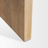Bianca Wood and Marble Accent Table by Mercana at Eve Furniture