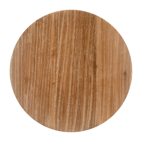 Biban Natural & Gray Outdoor Side Table by Zuomod at Eve Furniture