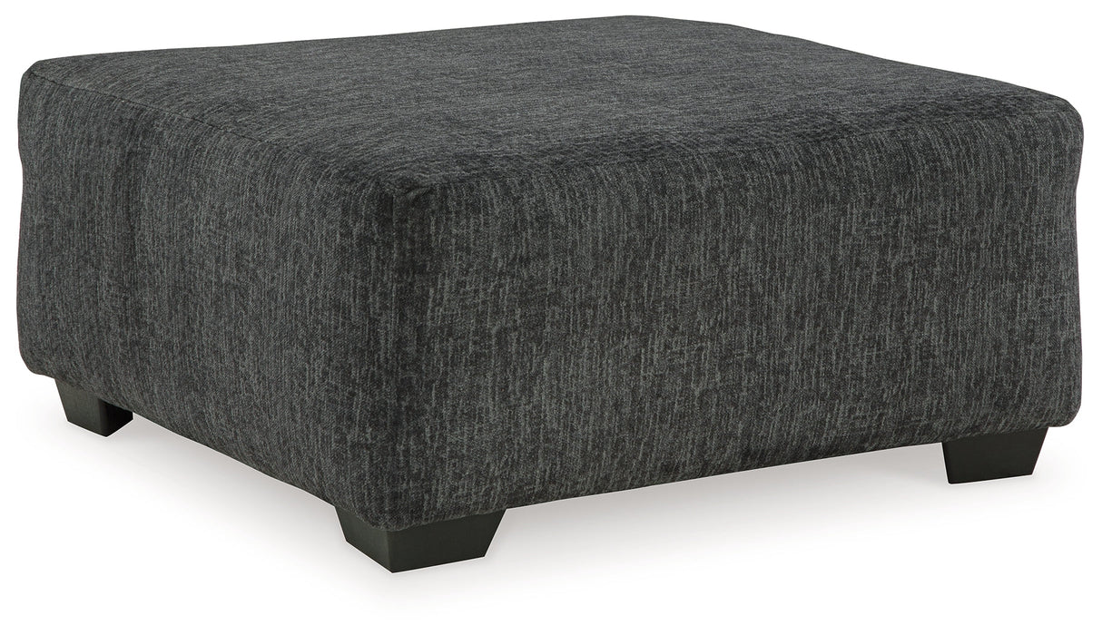 Biddeford Ebony Oversized Accent Ottoman