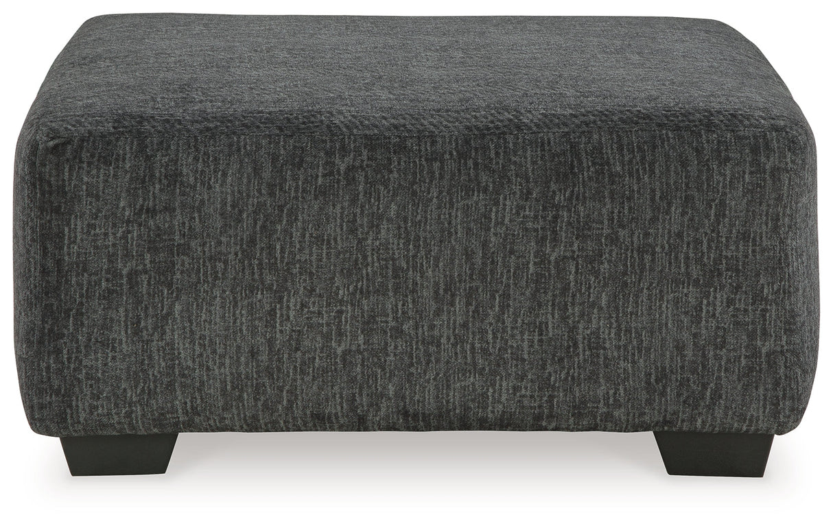 Biddeford Ebony Oversized Accent Ottoman