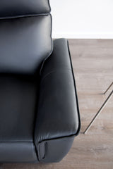 Bienne Black Upholstery Reclining Living Room Set by Furniture of America at Eve Furniture