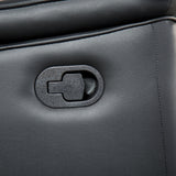 Bienne Black Upholstery Reclining Living Room Set by Furniture of America at Eve Furniture