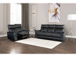 Bienne Black Upholstery Reclining Living Room Set by Furniture of America at Eve Furniture