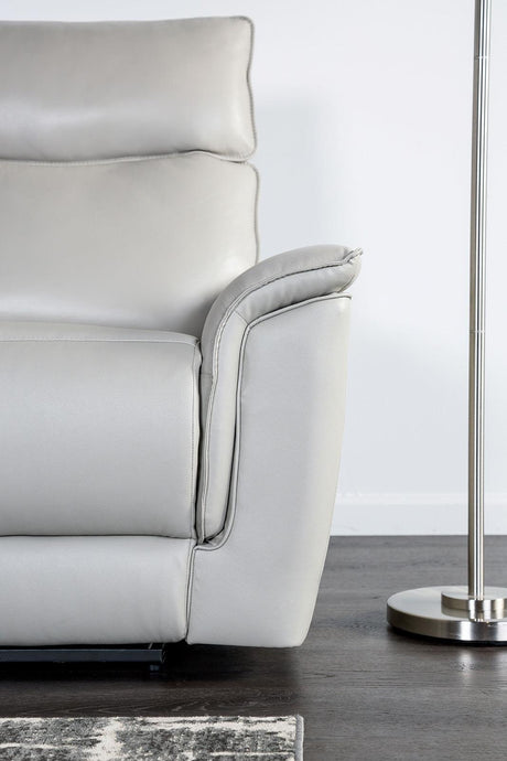 Bienne Taupe Recliner Chair by Furniture of America at Eve Furniture