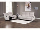 Bienne Taupe Upholstery Reclining Living Room Set by Furniture of America at Eve Furniture