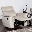 Bienne Taupe Recliner Chair by Furniture of America at Eve Furniture