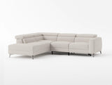 Bienvenue Beige 2-Piece Power Sectional with Right Chaise by Homelegance at Eve Furniture
